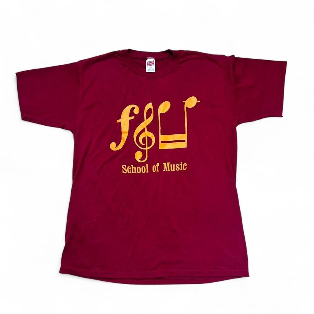 Florida State University FSU Vintage 90s School of Music Soffe T-shirt Large